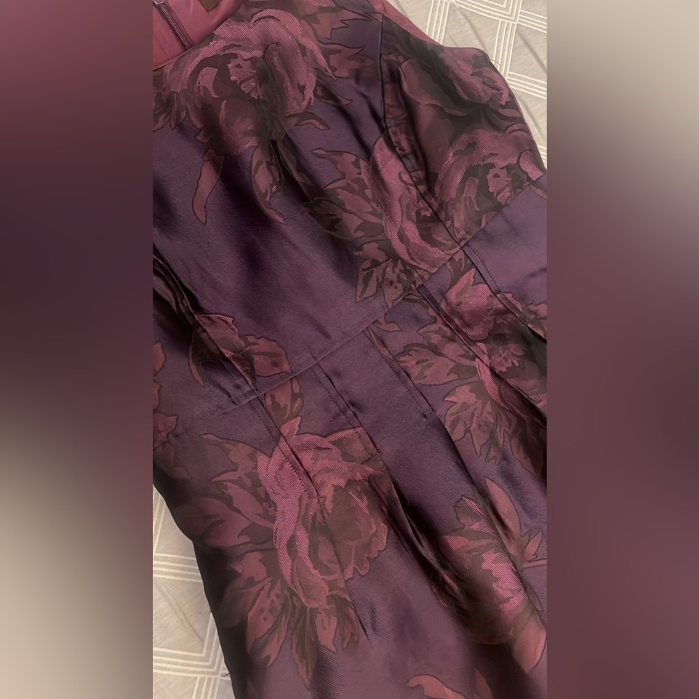 Eliza J Purple Floral Mini Dress - Picture 3 of 11